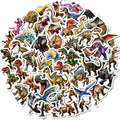 50PCS Fierce wild animals jumbo realistic dinosaur stickers