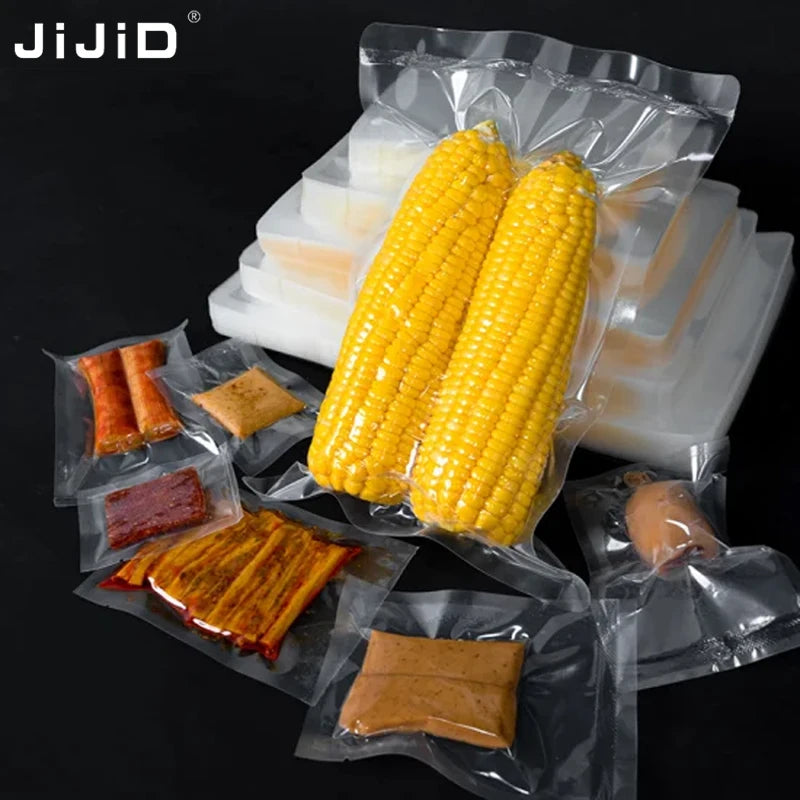 JiJiD Embossed Vacuum Sealer Bags Nylon Vacuum Bags Food Saver Packaging Bag for Seafood Meat