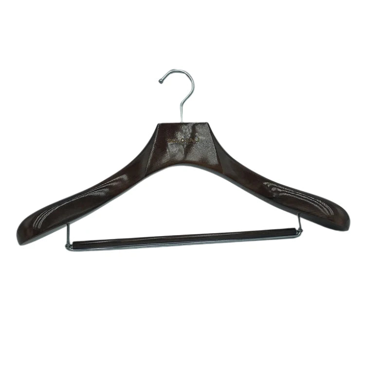 Customizable Luxury Wooden Branded Suit  Display Props for Garments Logo for Wardrobe Storage in Shops
