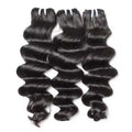 Loose Deep Wave Bundles Double Drawn Natural Color Virgin Brazilian Human Hair Cuticle Aligned Human Hair Bundles