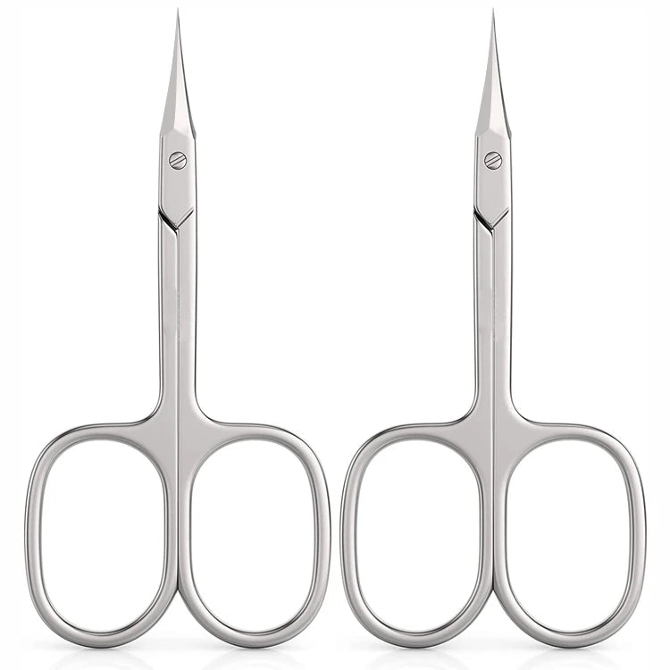 Hot Sales Beauty Nail Scissor Makeup Manicure Nail Scissors With Stainless Steel Curved Sharp Blades Nail Scissor
