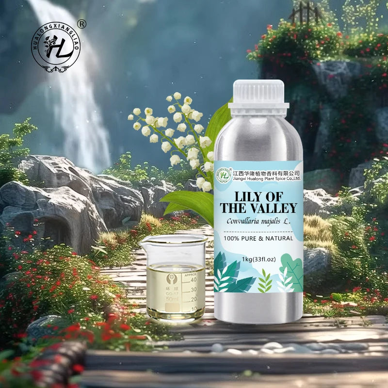Lily of the Valley Absolute Essential Oil for Branded Perfume Making Women - 100 Pure Natural Plant Extract | Bulk Price 1kg