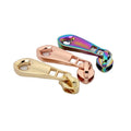 Nolvo World 5colors 14*47mm High Quality Zipper Sliders and Metal Zipper Puller Replacement for Bag Clothes