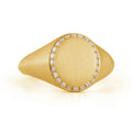 Wholesale Silver Jewelry Latest Gold Finger Ring 925 Sterling Silver Classical 18k Gold Plated Minimalist Tatum Signet Ring