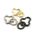 Meetee BK108 14mm Mushroom Cloud Open Spring Ring Hardware for Bag Strap Swivel Hook Buckle Handbag Connection Spring Buckles