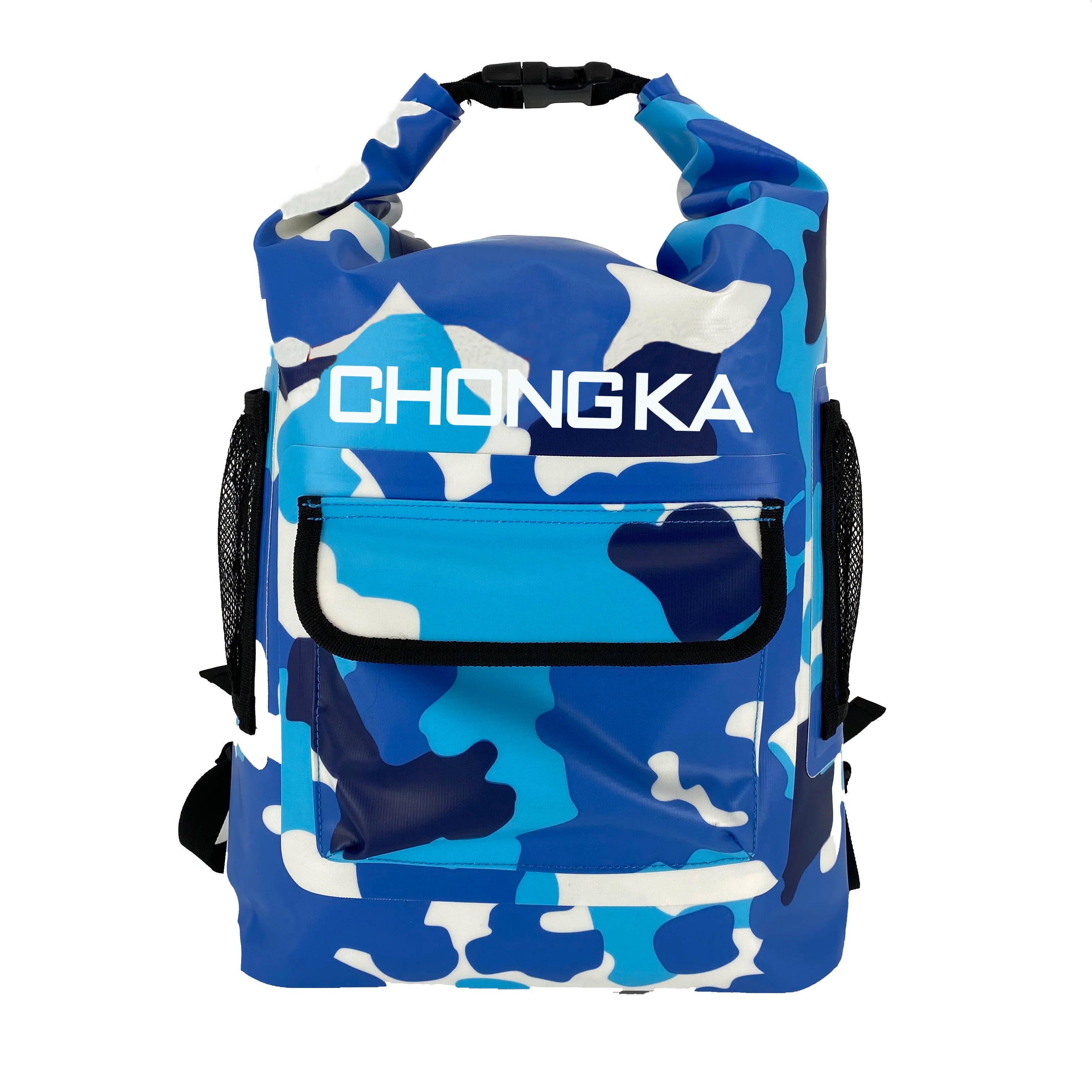 Blue Camofauge 500D Coating PVC Waterproof Backpack 20 Liter