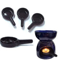 High Quality Oil Burner Candle Spoon Aromatherapy Wax Melt Burners Oil Diffuser Ceramic Tealight Spoon Holder