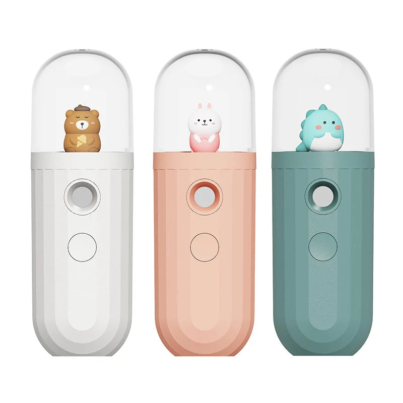 Portable  Electric Facial Steamer Multifunctional Hot Mist Spray Skin Handle Face Steamer Nano Facial Steamer/