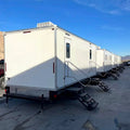 2024 Custom Mobile Luxury Mobile Toilet Outdoor Portable Restroom Toilet Bathroom Trailer