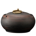 Jianshui Purple Pottery Ashtray Creative Large Living Room with Lid Prevent Fly Ash Ceramic Ashtray