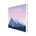 Wholesale 10ft*10ft Tension Fabric Aluminum Pop up Straight Display for Trade Show Backdrop Display Exhibition Booth Banner