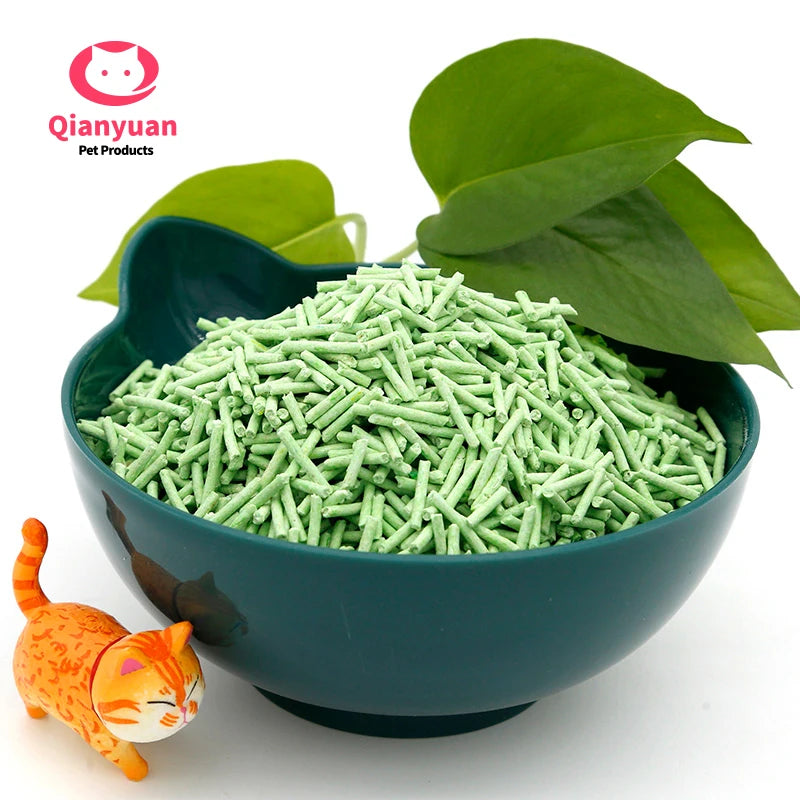 Tofu Cat Litter Degradable Cat Litter Sand Ball Shaped Kitty Hamster Products aspen Shaving Eco-friendly Fragrance Toilet Clean