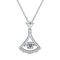 Original Factory Rare 925 Sterling Silver Necklace Chain Moissanite on White Gold Necklace Gra Certificate for Women Jewelry