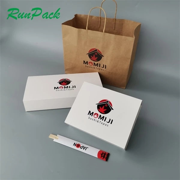 Eco-friendly Disposable Rigid Paperboard Box Anti-Humidity/Greaseproof Coating for Noodle Potato Chips More-Custom Logo Printing