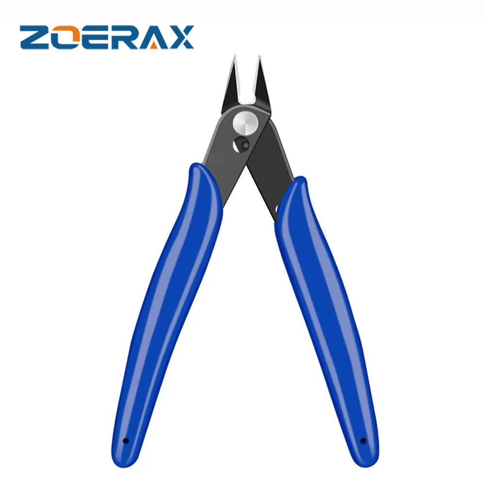 DIY Electronic Carbon Steel Diagonal Pliers Side Cutting Wire Cutter OEM Industrial Grade Network Parts Hand Tools Electrical