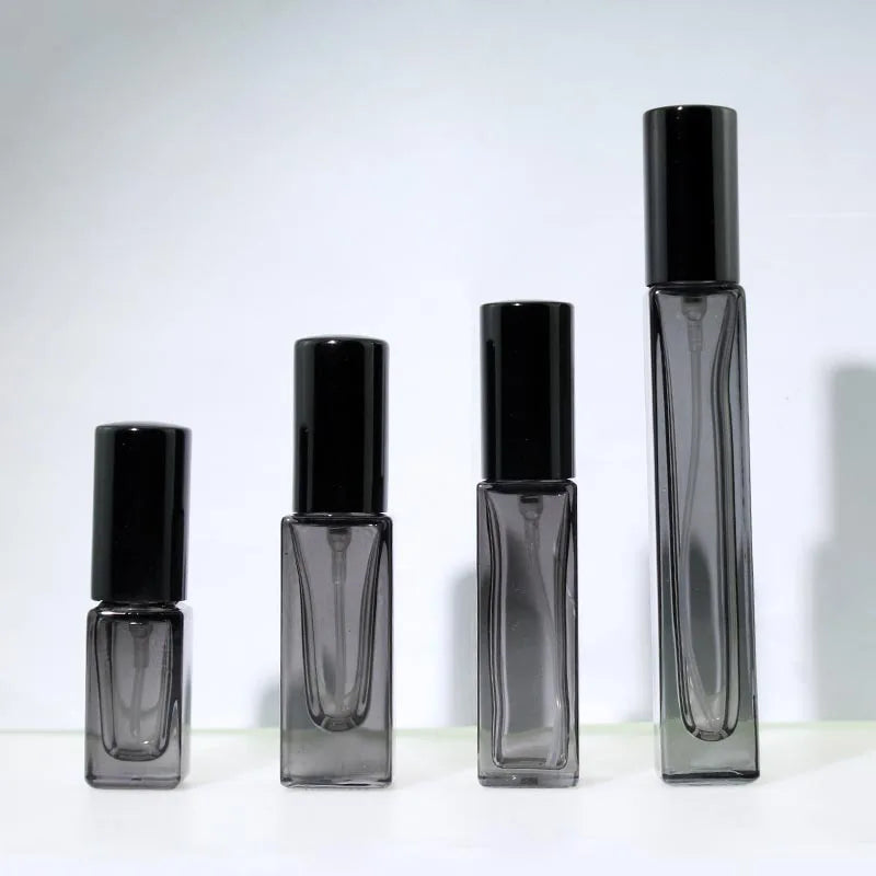 Wholesale 3ml 5ml 10ml With Atomizer Small Mini Empty 10ml Square Glass Spray Perfume Bottle With Spray Bottle