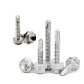 Stainless Steel 316 Tapping Brocante Din7504 Hex Head Self Drilling Screws
