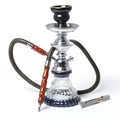 Arab Hookah Set Factory Direct Finished Product Customization Shisha Hookah UFO Glass Hookah Shisha Metal Accessories