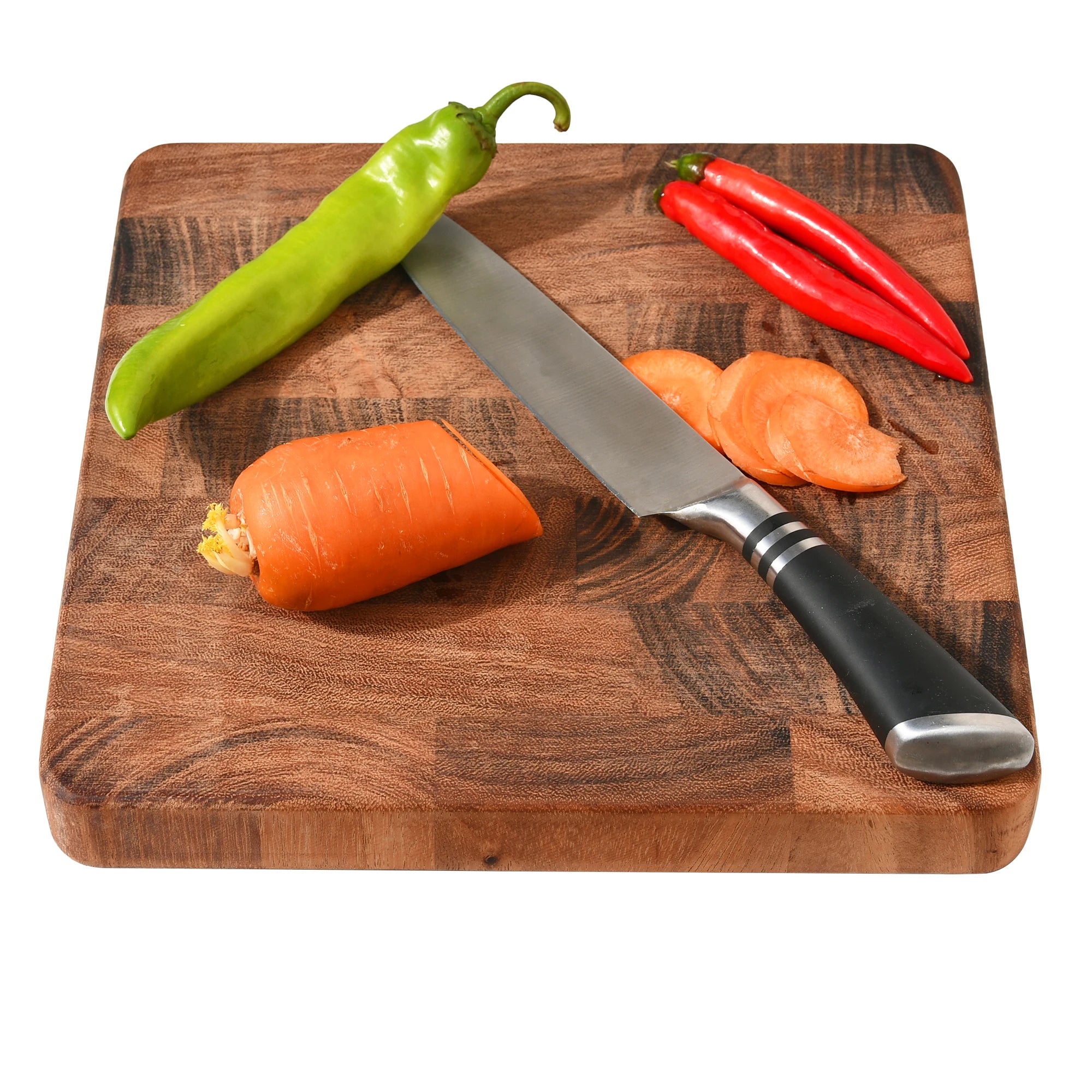 Customizable Walnut Wood Cutting Board for Kitchen Reversible Wooden Chopping Board With Juice Grooves