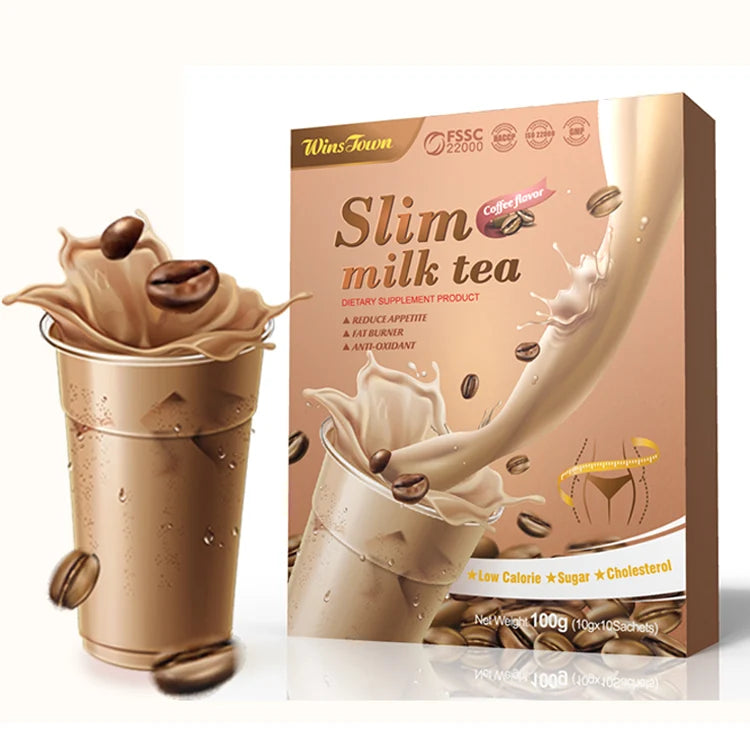 Winstown Private Label OEM Service Strawberry Flavor Slim Milk Tea