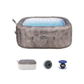 BESTWAY 6001K Lay Z Spa Rome Energy-Efficient Smart AirJet Inflatable Hot Tub with App Control 4-6 Person