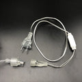 Transparent LED Light String Power Cord Cables With  Plug for Home Holiday Fairy Christmas String Lighting Accessories