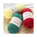 Popular Selling Cute Baby 50G Dyed Blended for Scarf Pillow Blanket Milk Cotton Acrylic Yarn
