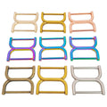 Wholesale Bags D Buckles 1 Inch 25 mm Webbing Adjustable Double D Ring for Leather Strap