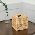 Rectangle Woven Seagrass Tissue Box Holder & Napkin Holder 3pcs Automotive Decoration