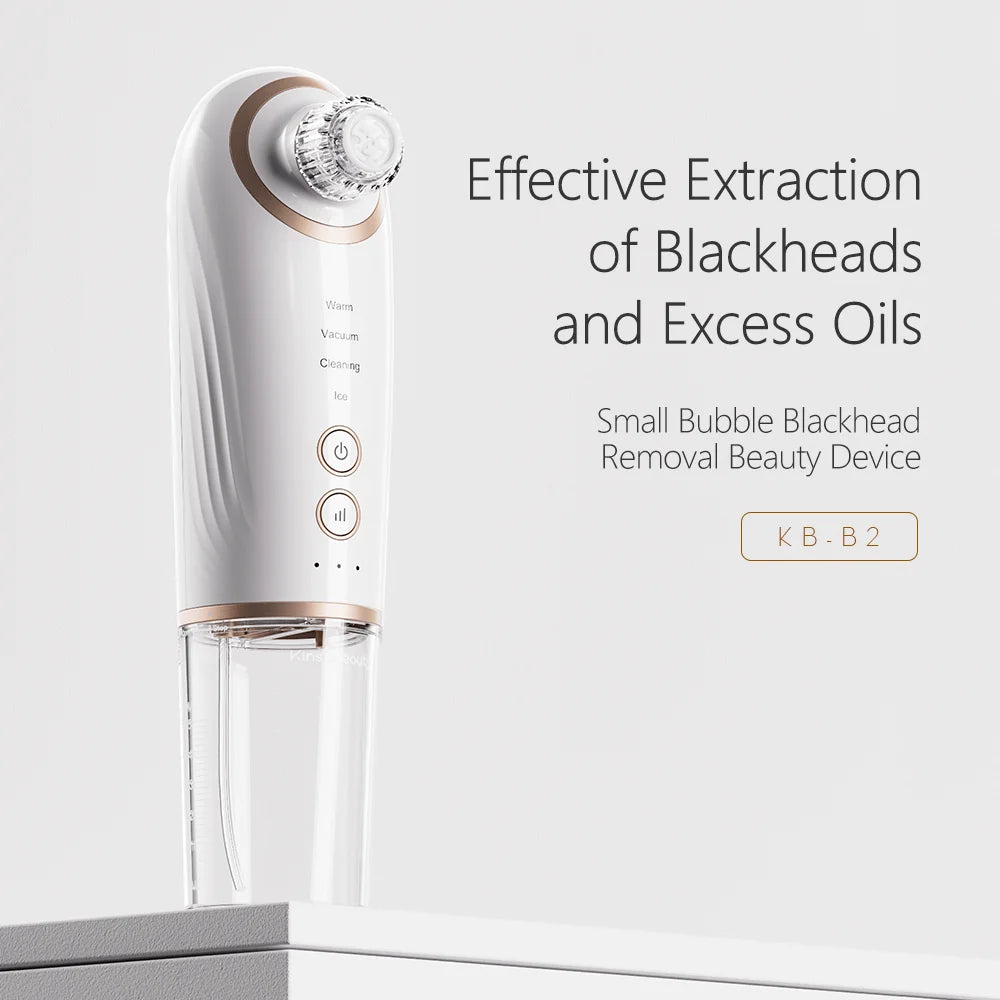 2024 New Arrival Pore Cleaner Smaller Bubble Blackhead Remover Vacuum Micro Small Bubble Facial Cleansing Machine Black Heads