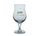 Personalized Color and Logo Printed Transparent Classic Crystal Glass Beer Goblet Custom Tulip Beer Glass