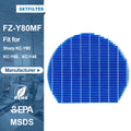 FZ-Y80MF Humidifier Wick Filter Replacement for KC-Y80 Eco-Friendly & Durable 3-6 Months Service Life