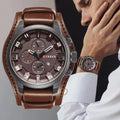 CURREN 8225 Top Luxury Watches Men Wrist Date Waterproof Clock Leather Strap Quartz Business Male Watch Gift Relogio Masculino
