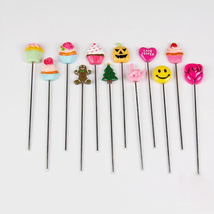 New Arrival Sugar Stir Needle Biscuit Cookie Icing Pin Stainless Steel Baking Scribe Tool