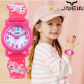 Kids Watch 3D Cartoon Dual-Color Quartz Watch for Boys Girls 3-10 Years Waterproof Birthday Gift Children Wrist Watch 3D Cart...