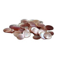 Natural Pink Shell Discs Round Pink Pearl Shell Slice