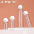 Wholesale Plastic Face Toner Bottle Transparent Round-Shoulder Body Lotion Body Wash  Bottle Packaging 50ml 75ml 100ml 250ml
