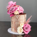 Plastic Eco-Friendly Cake Stencil Damask Lace Border Cupcake Stencil Sugarcraft Decoration Mould