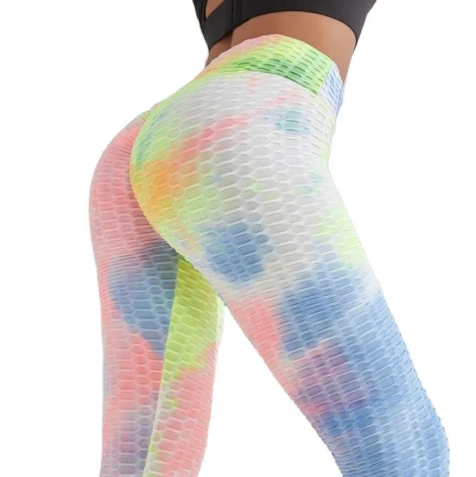 GC Leggins Para Mujer Tie Dye Seamless Breathable Softness Sports Leggings Leggings Femininas Leggins Levanta Pompis