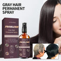 Custom Logo Jaysuing Gray Hair Turns Black Herbal Darkening Hair Spray Nourishing Anti Gray Hair Spray