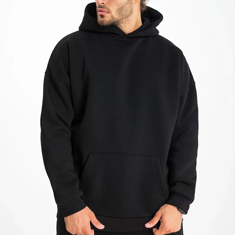 Custom Men's Fleece Hoodies Autumn and Winter Hip Hop Long Sleeve for Men Custom Printing Fashion Pullover Sweatshirts Hoodie