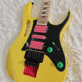 OEM ST-311 Graffiti Yellow 7V HSH Electric Guitar with Mahogany Body Maple Fretboard Professional & Beginner Friendly