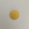 JinRuiXiang 50mm Gold Iron Blank Coins for Custom Engraving and Souvenir Design