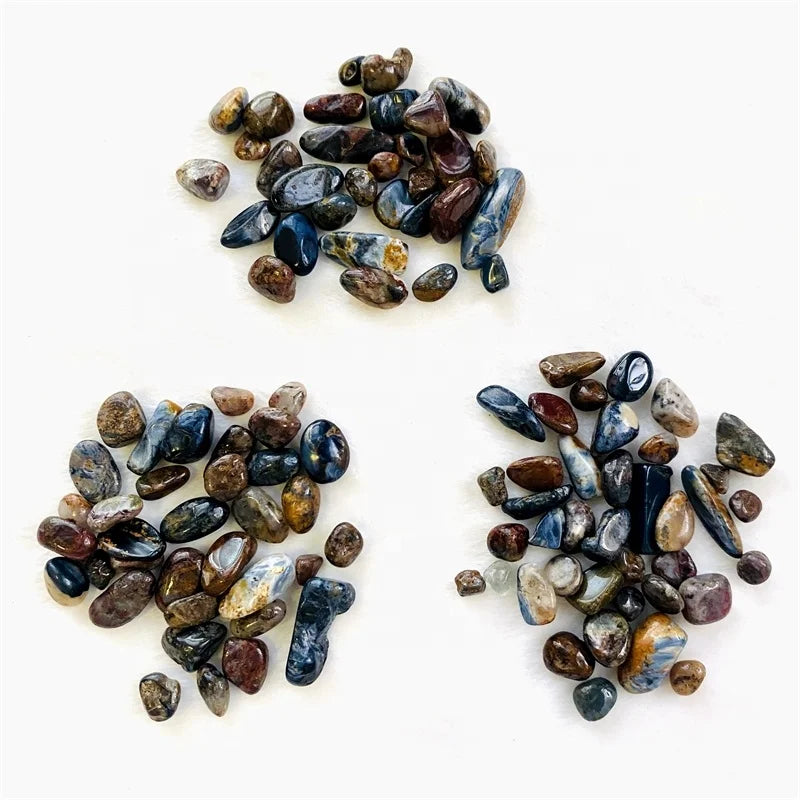 Natural Crystal Stone Healing Wholesale Blue Pietersite Tumbled Stone Peter Stone Gravel for Decoration