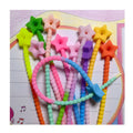 100pcs/lot Rubber Cable Ties Reusable Keychain Pendant Reusable Food Bag Storage Data Charge Cord Earphone Line Zip Ties