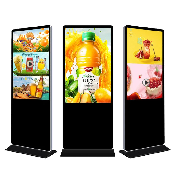 Wifi Control Android System 86 Inch Full Hd Screen Interact Display With Stand Large Digital Advertising Display