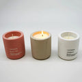 Colored Prayer and Blessing Candle Container Jar 300ml Concrete Jar Used for Bulk Prayer and Blessing Candles