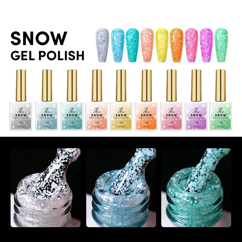 JTING New Nail Trend 9 Colors Matte Effect Snow Gel Nail Polish Uv Led Nail Art Gel Polish OEM/ODM Private Label Custom logo