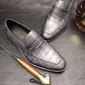 Goodyear Genuine crocodile Leather Loafers Men Luxury Casual Loafer Shoes for Men alligator Skin Custom Dress Shoes Men