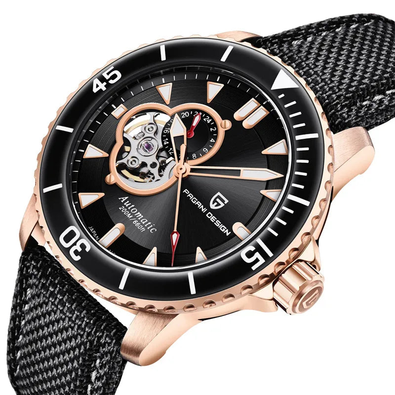 2022 PAGANI Design Top Brand Men Automatic Mechanical Watches NH39A Blue Watch Men 100M Waterproof Business Watch Reloj Hombre